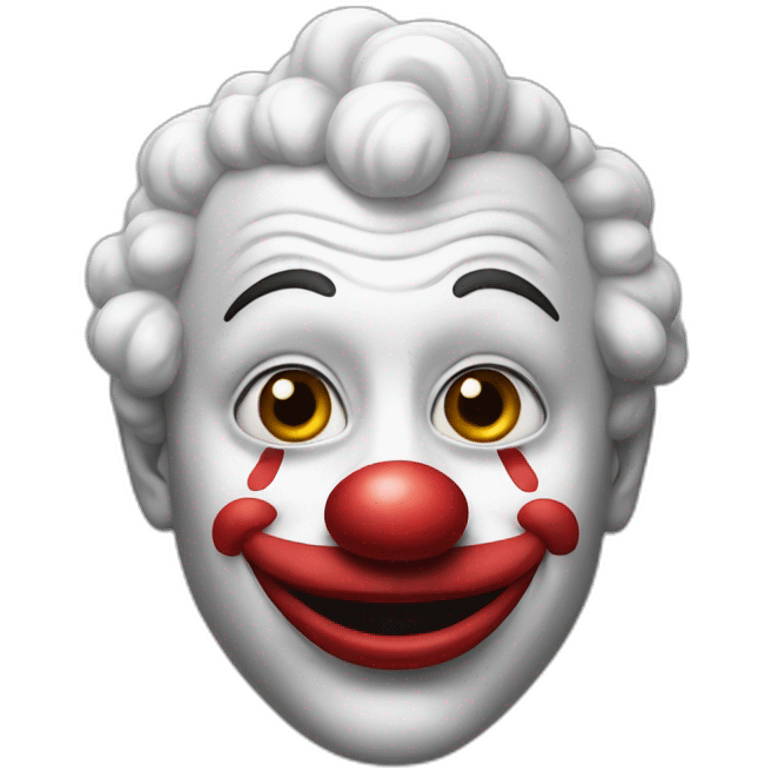 clown hyper realistic emoji