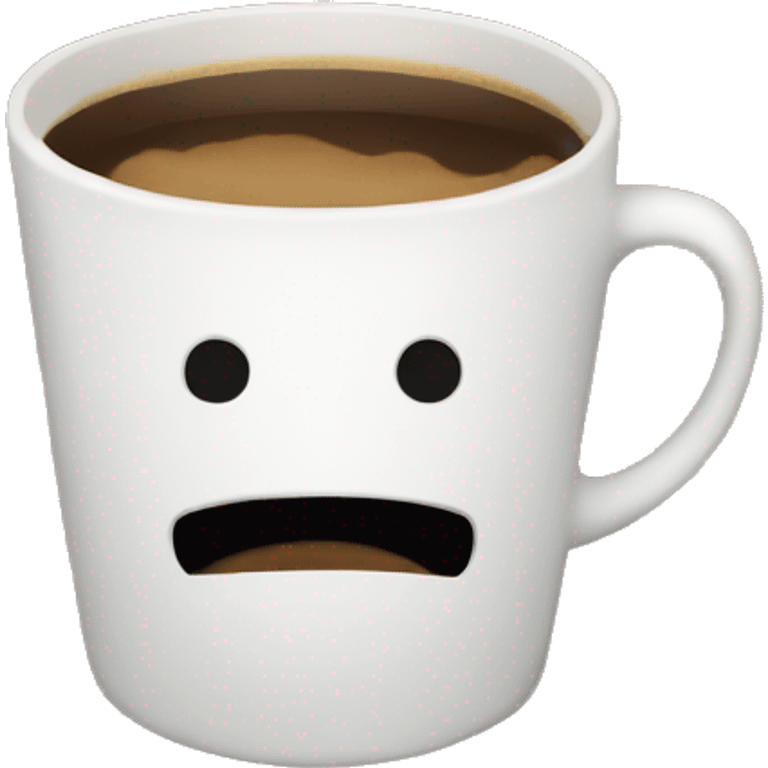 Face with coffee addiction emoji