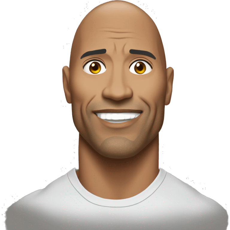 The Rock Johnson egg emoji