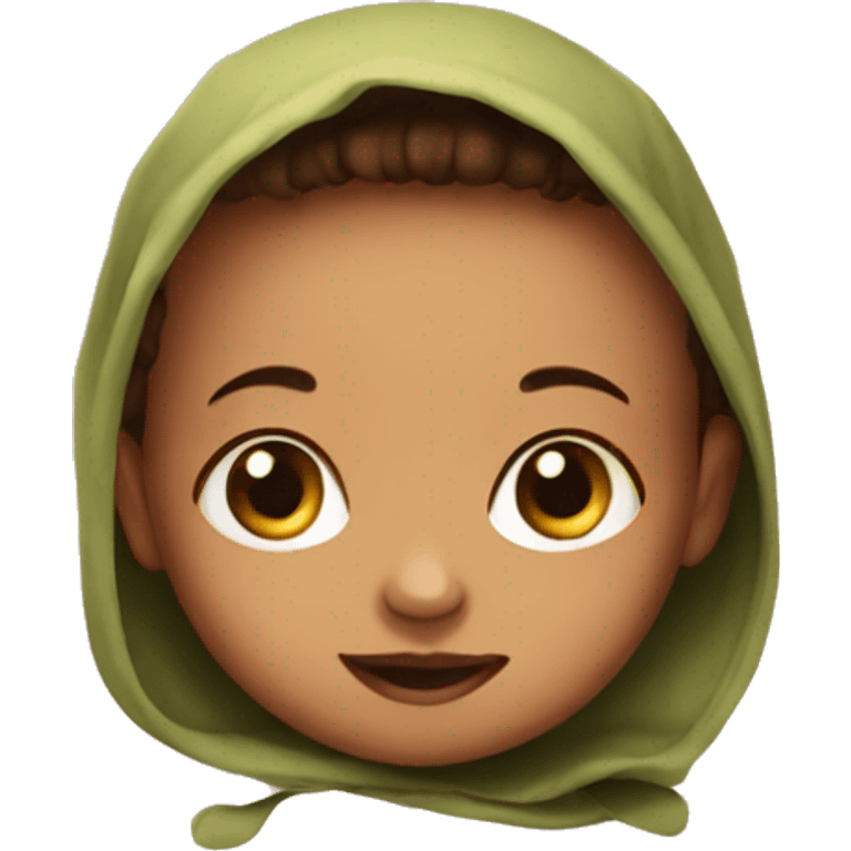 A baby olive emoji