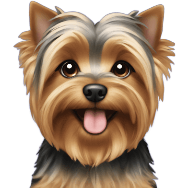 yorkie puppy emoji