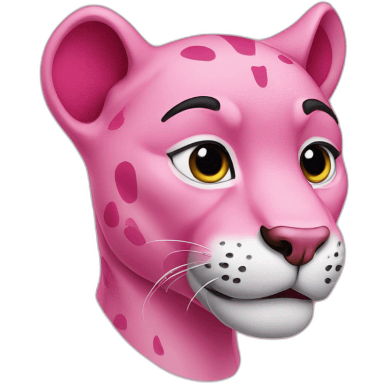 Pink panther emoji