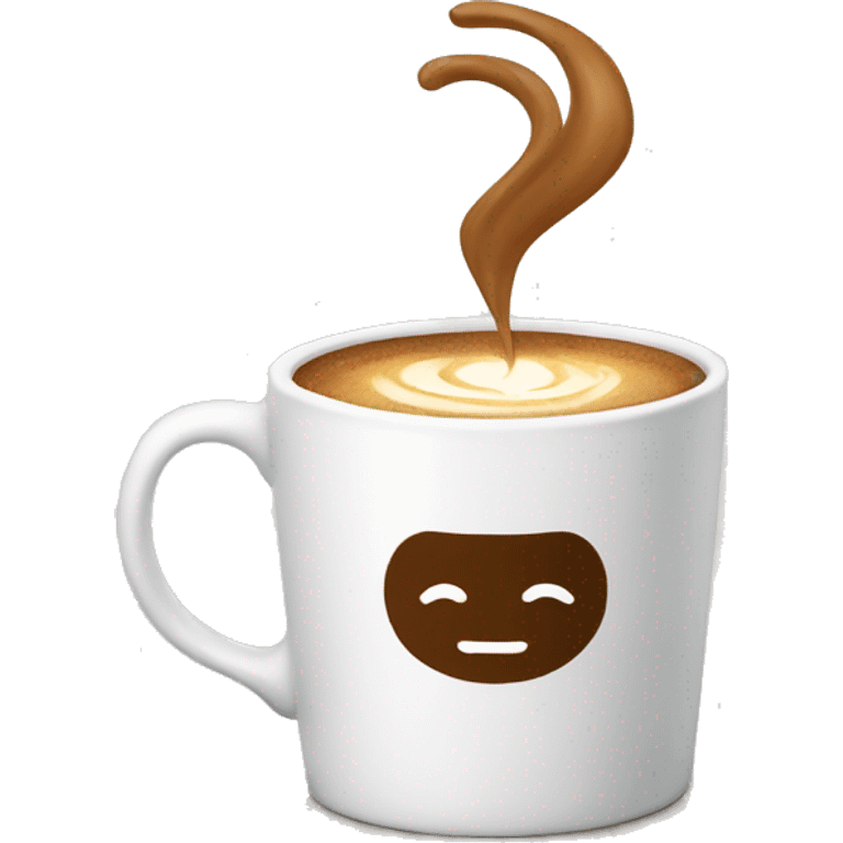 coffee cup 321 label emoji