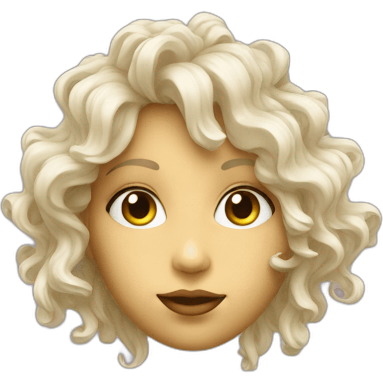 girl face fractal emoji