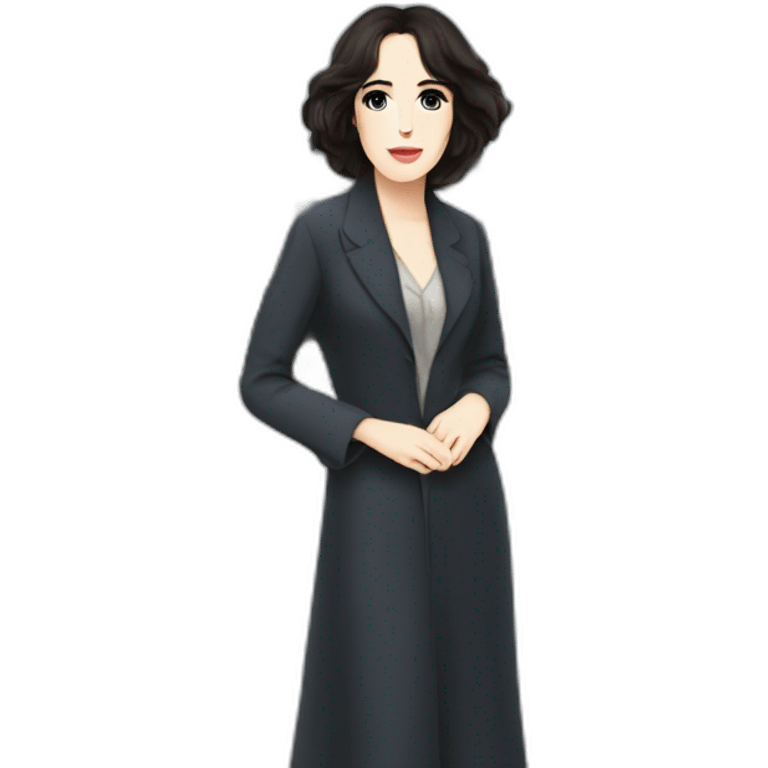 Isabelle adjani in a train emoji