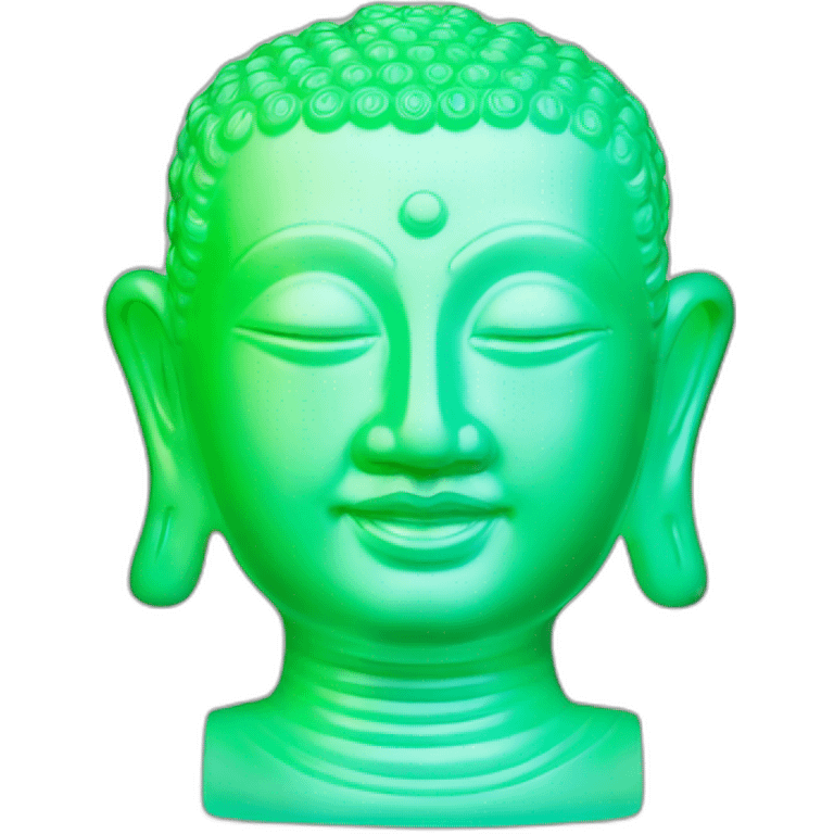 Bouddha uranium glass emoji