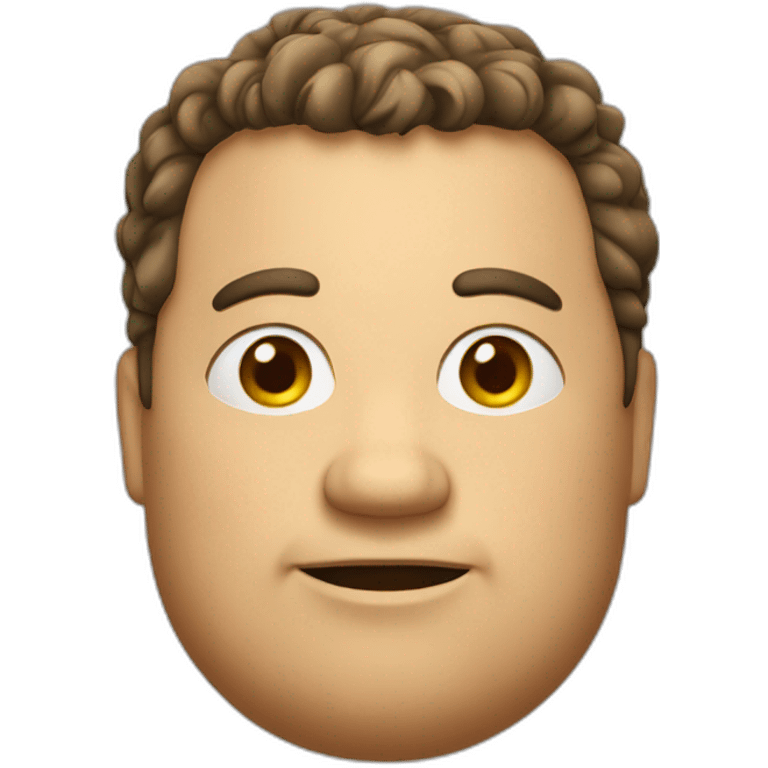 fat and smart man emoji