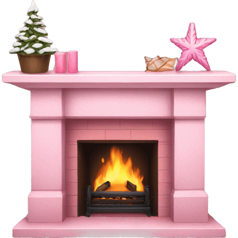 Winter Pink FirePlace emoji