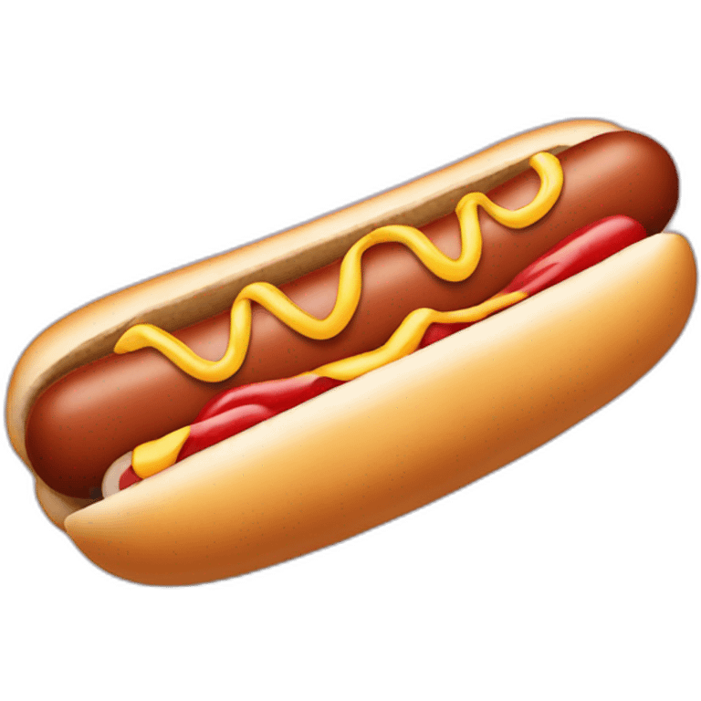 hot dog doing a downward dog yoga pose emoji