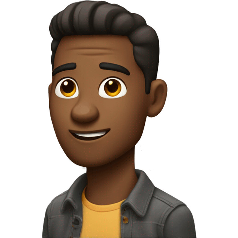 Hombre joven estilo Pixar  emoji