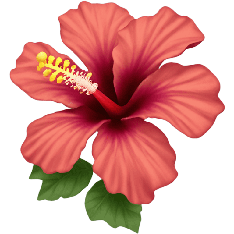 hibiscus flower  emoji