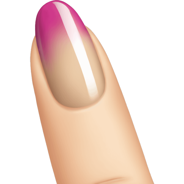 French tip nail emoji