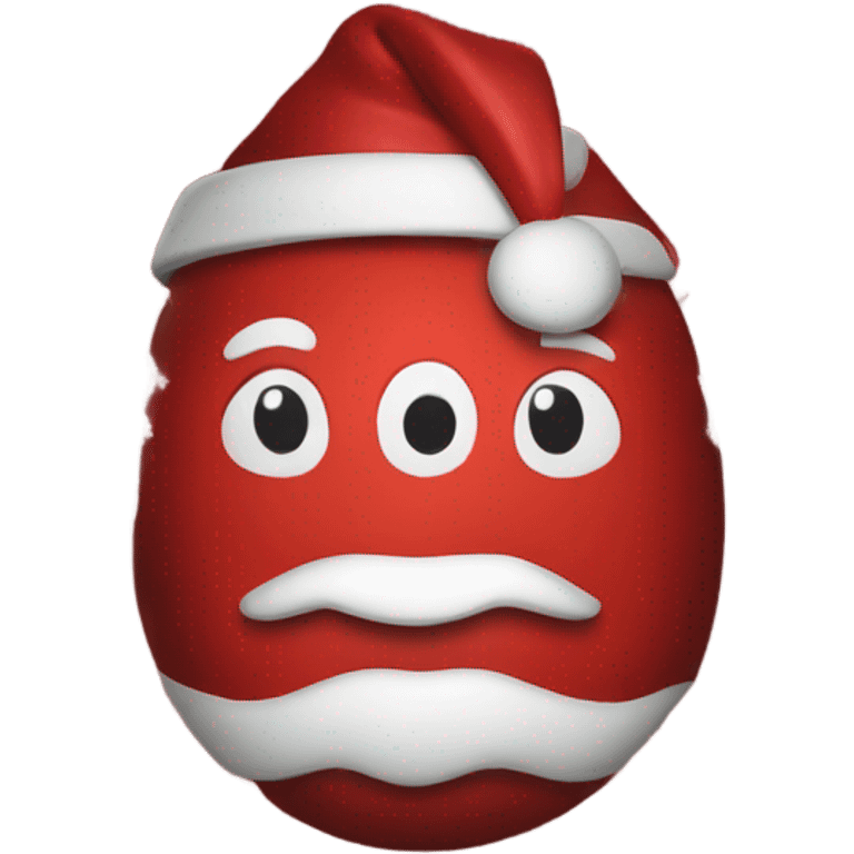 red chrismast theme emoji