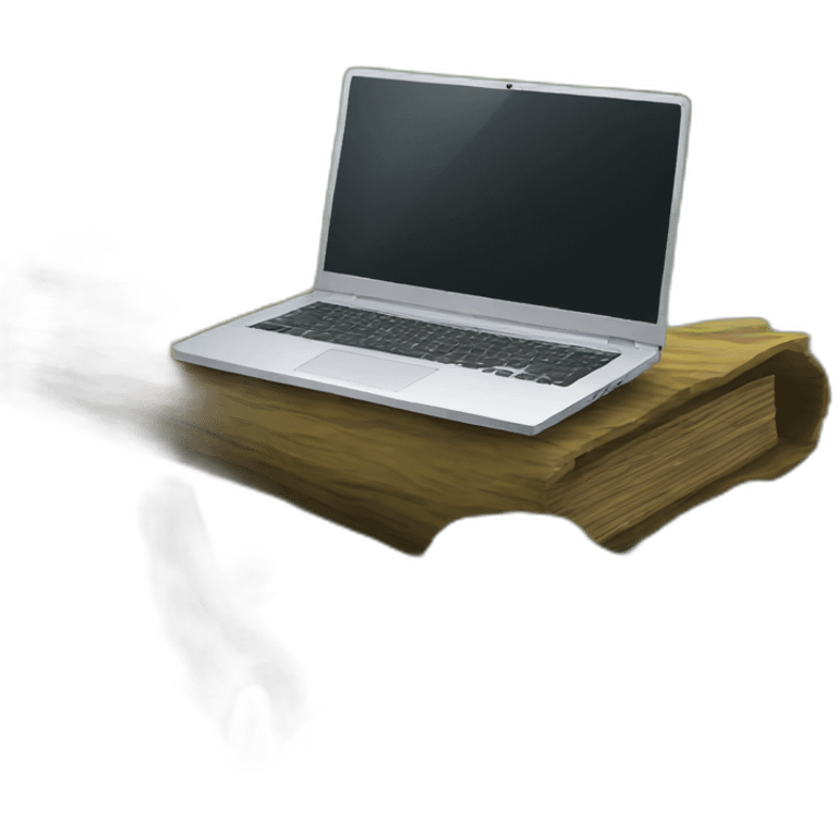 laptop in the woods emoji