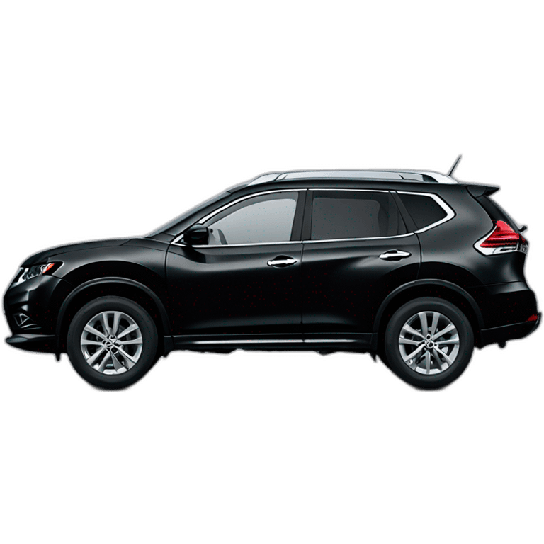 Black Nissan x trail emoji