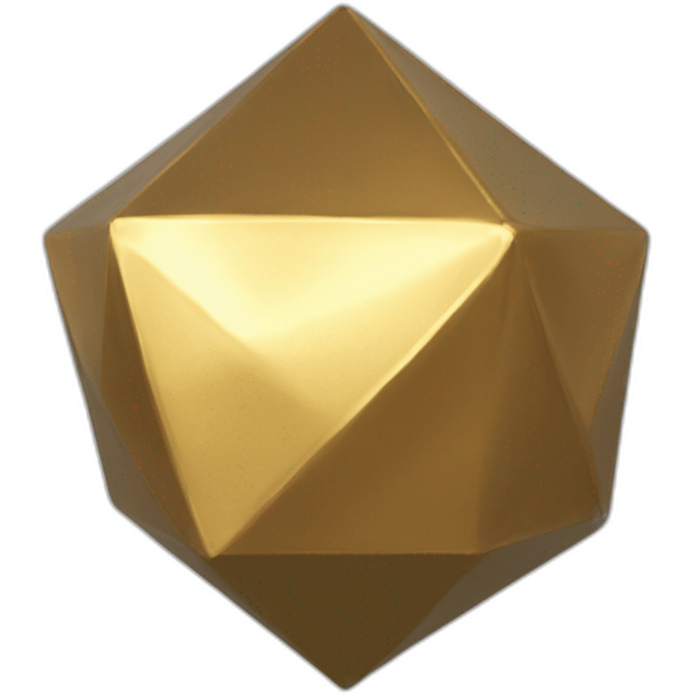 Golden Icosahedron 20 emoji