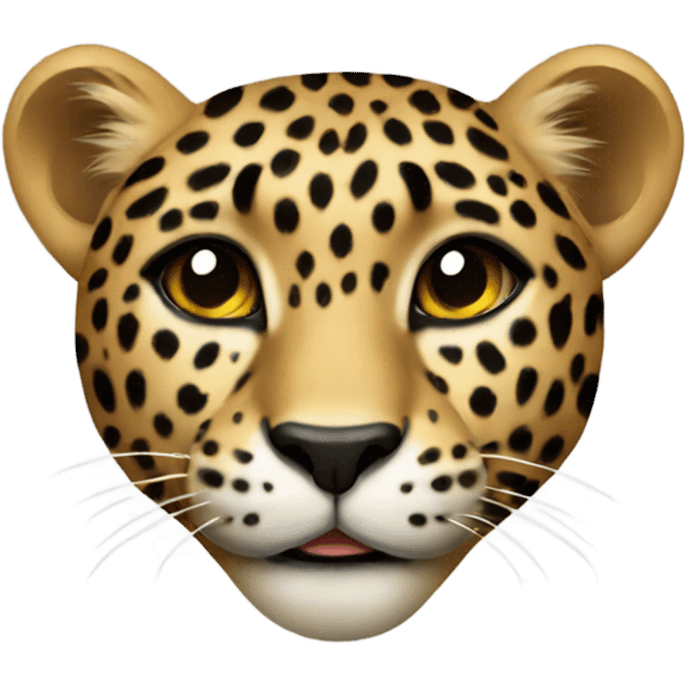 heart leopard emoji