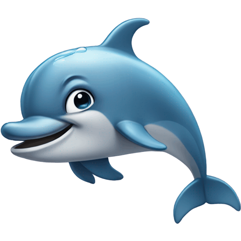 Dolphin crying  emoji