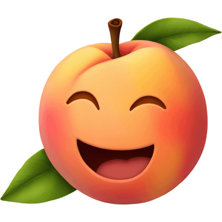 Peach emoji