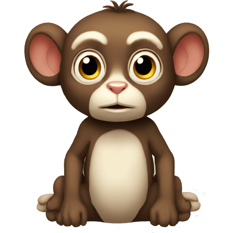 Riggy the rabbit monkey emoji