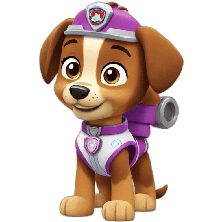 Skye in Paw patrol emoji