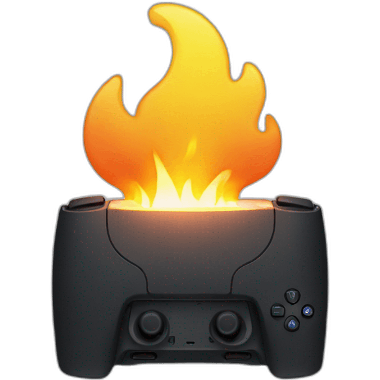 ps5 on fire emoji