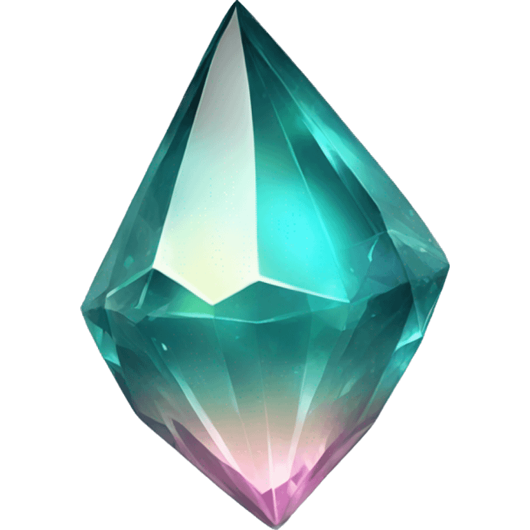 Shiny sparkly glass crystal gem shard emoji