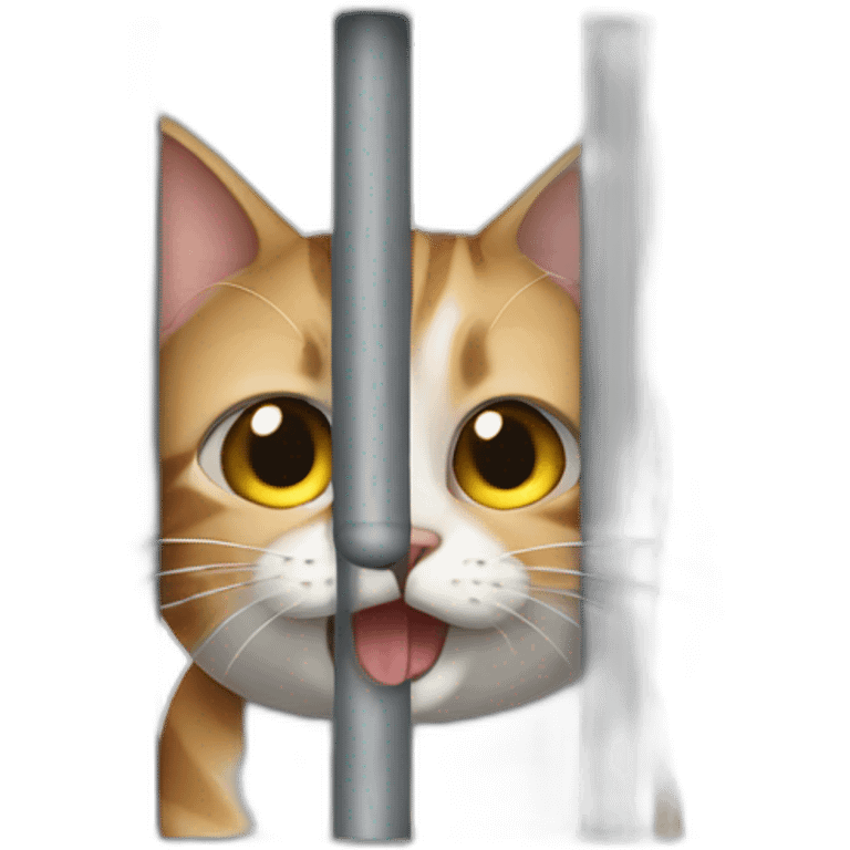 cat in prison emoji