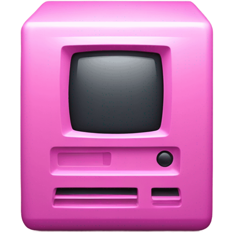 all intensive pink color macintosh computer emoji