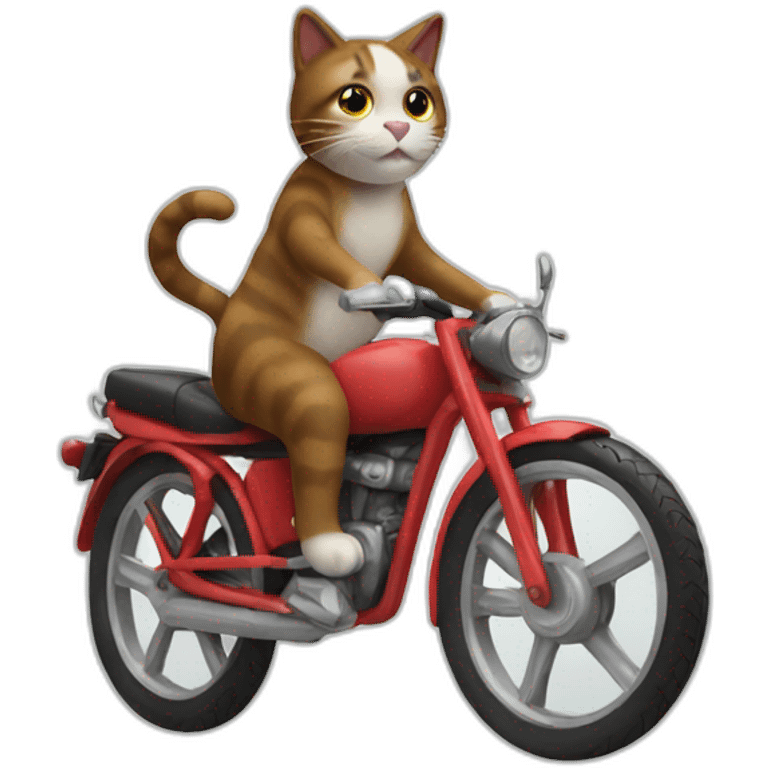 make cat on the bike emoji