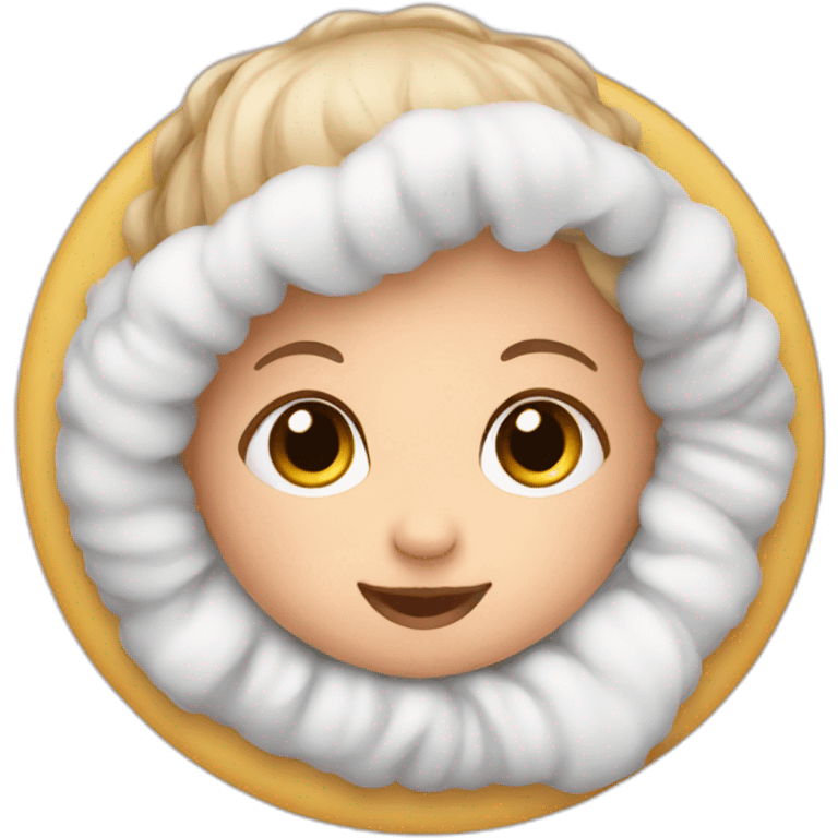 Cute newborn emoji