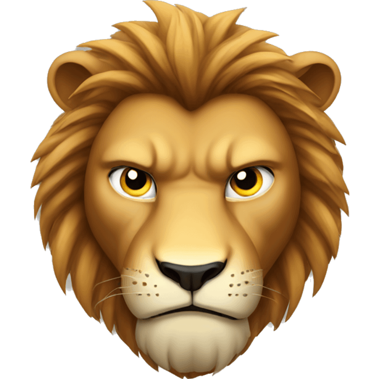 Angry lion emoji