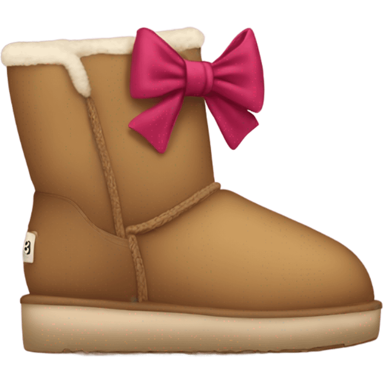 Uggs with a bow emoji