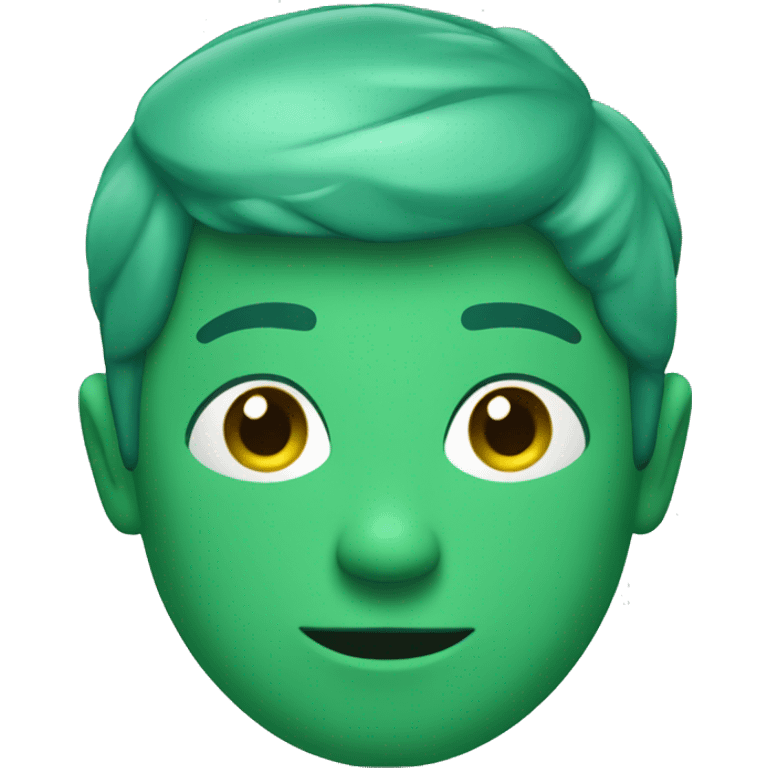 I want emoji in sea color green emoji