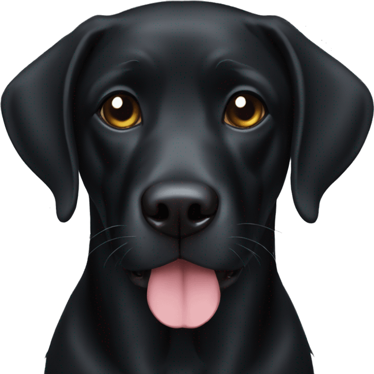 Black lab emoji