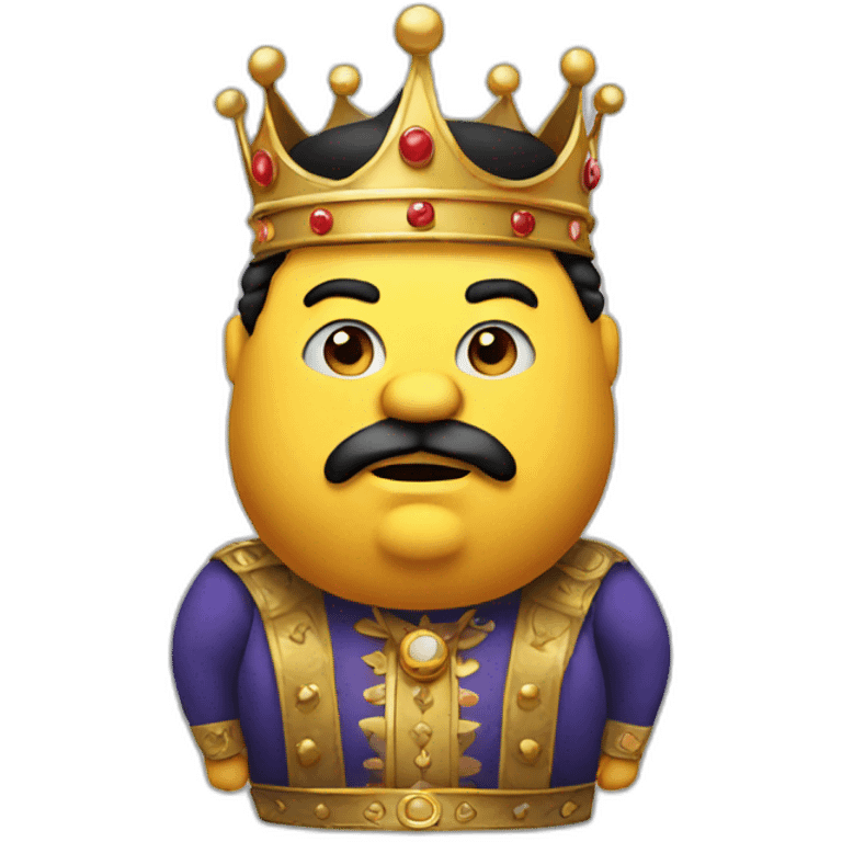 Fat king emoji