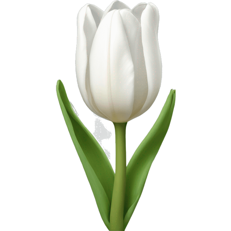 White tulip emoji