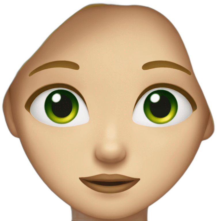 woman with blond hair and green eyes is crying emoji