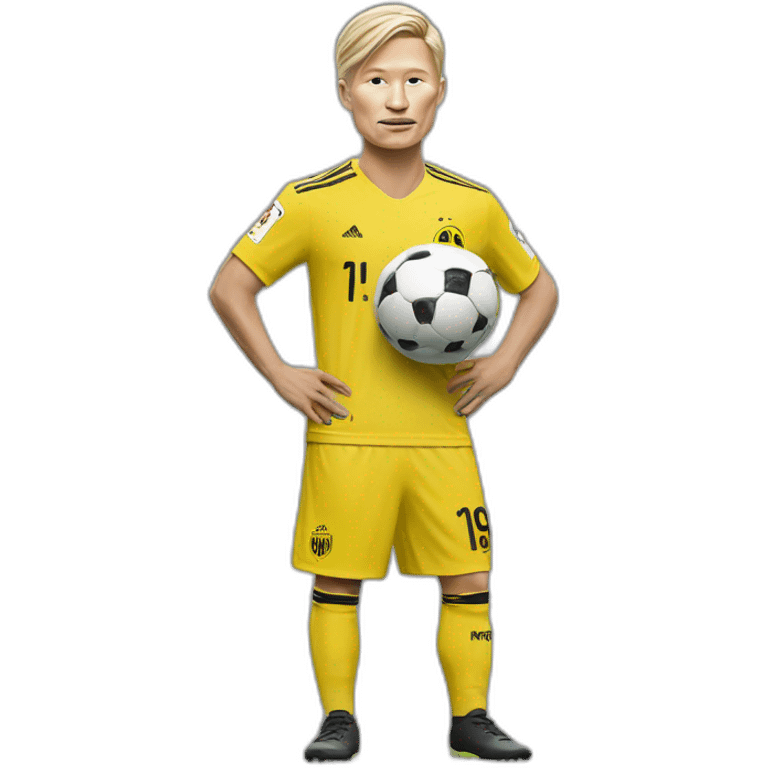 haaland with ballon d’or emoji