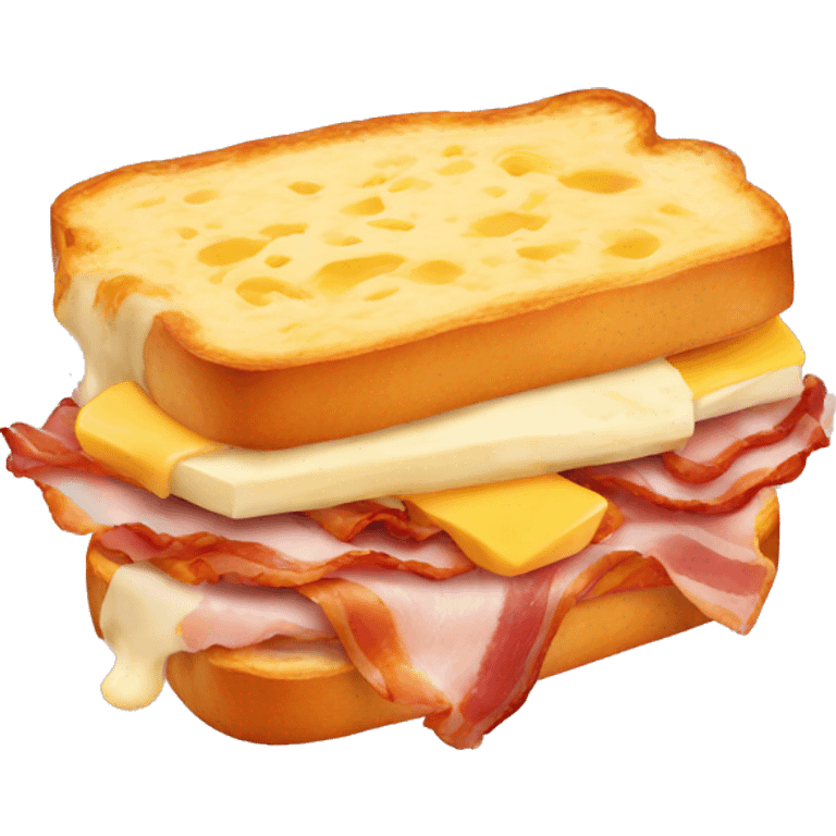 Bacon with cheese and chicken  emoji