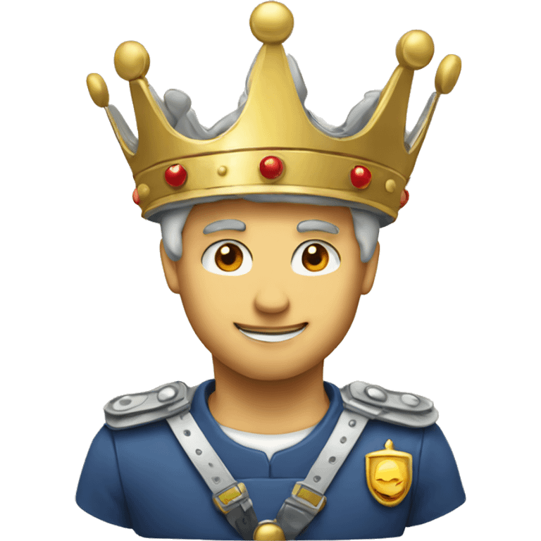 MCESG badge with a crown on it emoji