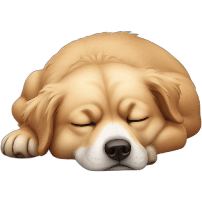 Austalian berger sleeping emoji