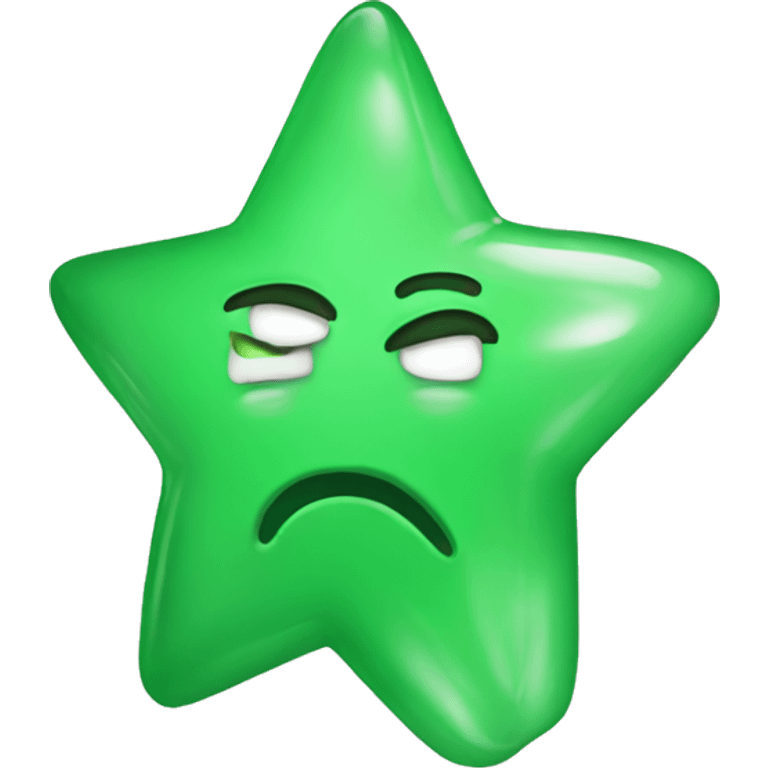 green star crying emoji