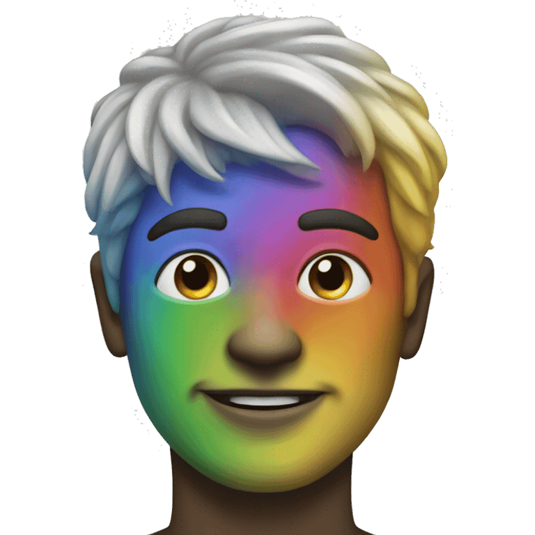 rainbow man emoji