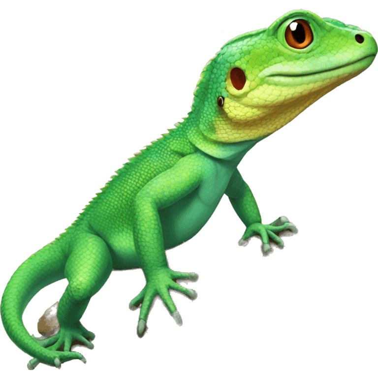 monitor lezard emoji