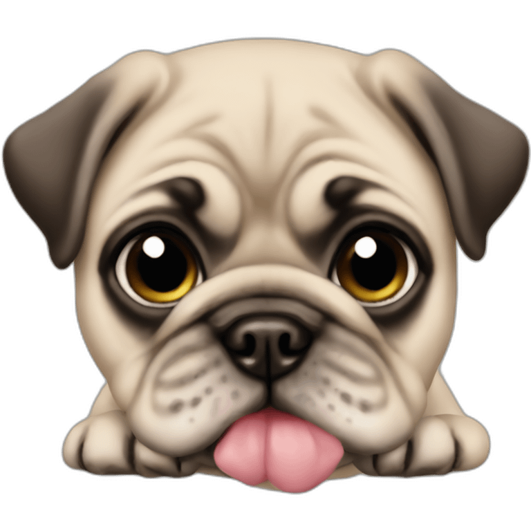 Pug baby emoji