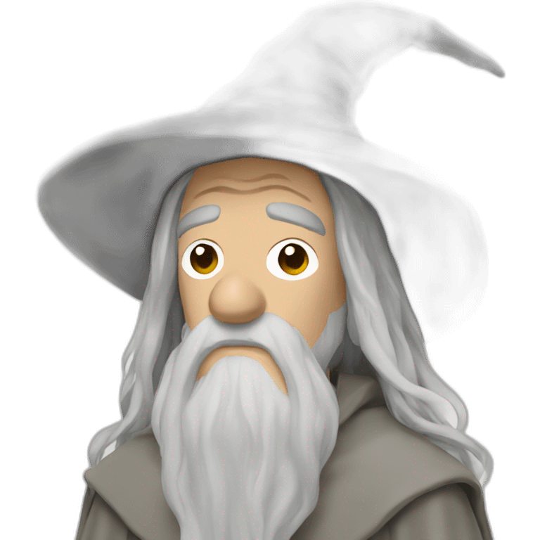 gandalf looking depressed emoji