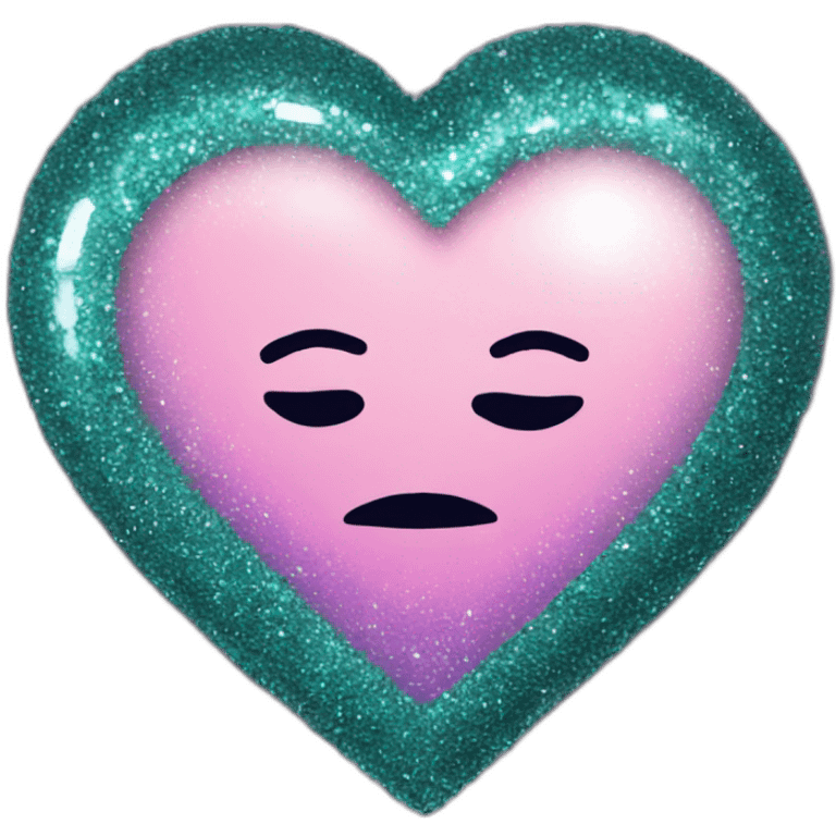 glitter heart emoji