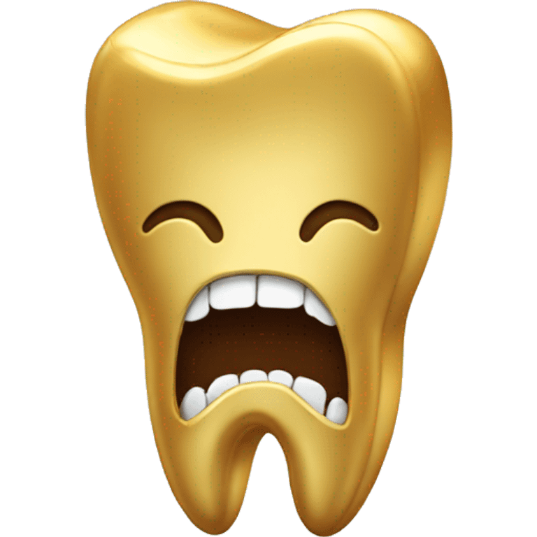 Gold tooth emoji