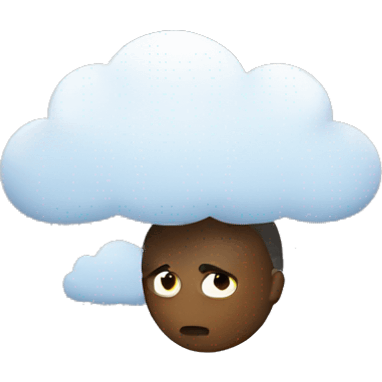 thought as cloud emoji